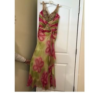 Lara Design colorful maxi gown
